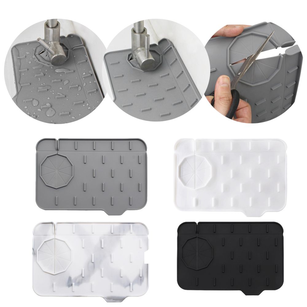 Silicone Tap Washer - Silicone Faucet Splash-proof Water Pad Drain
