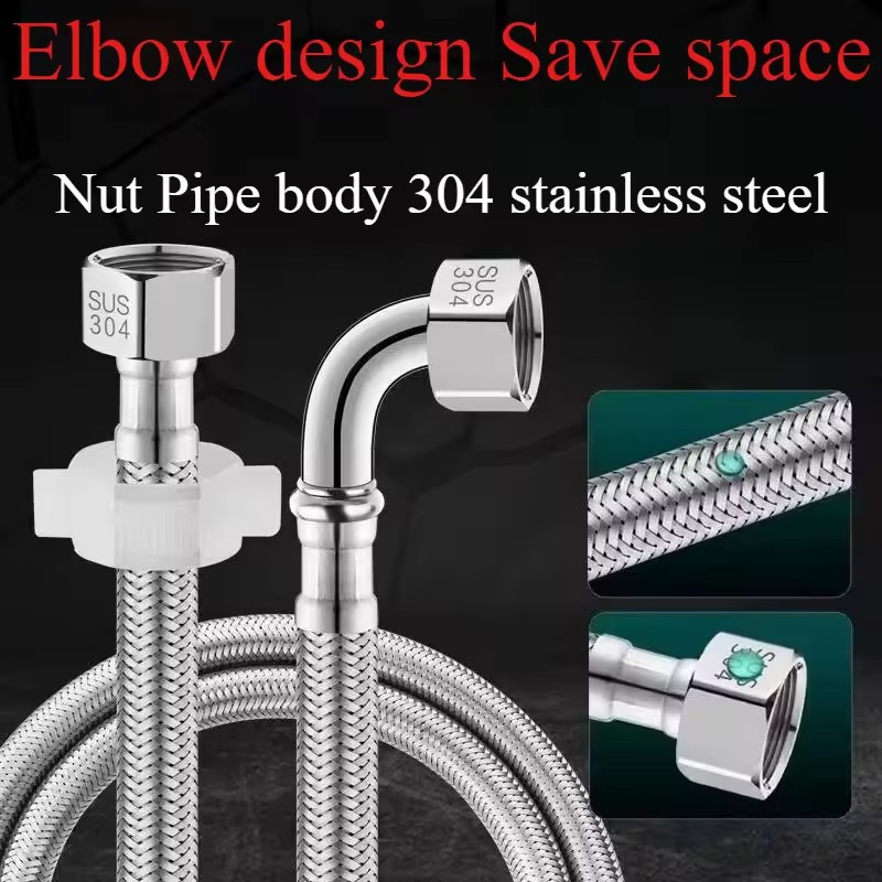 New 90° Bend Pipe Pipe Toilet  - Flexible Hose Braided 리뷰 및 가격
