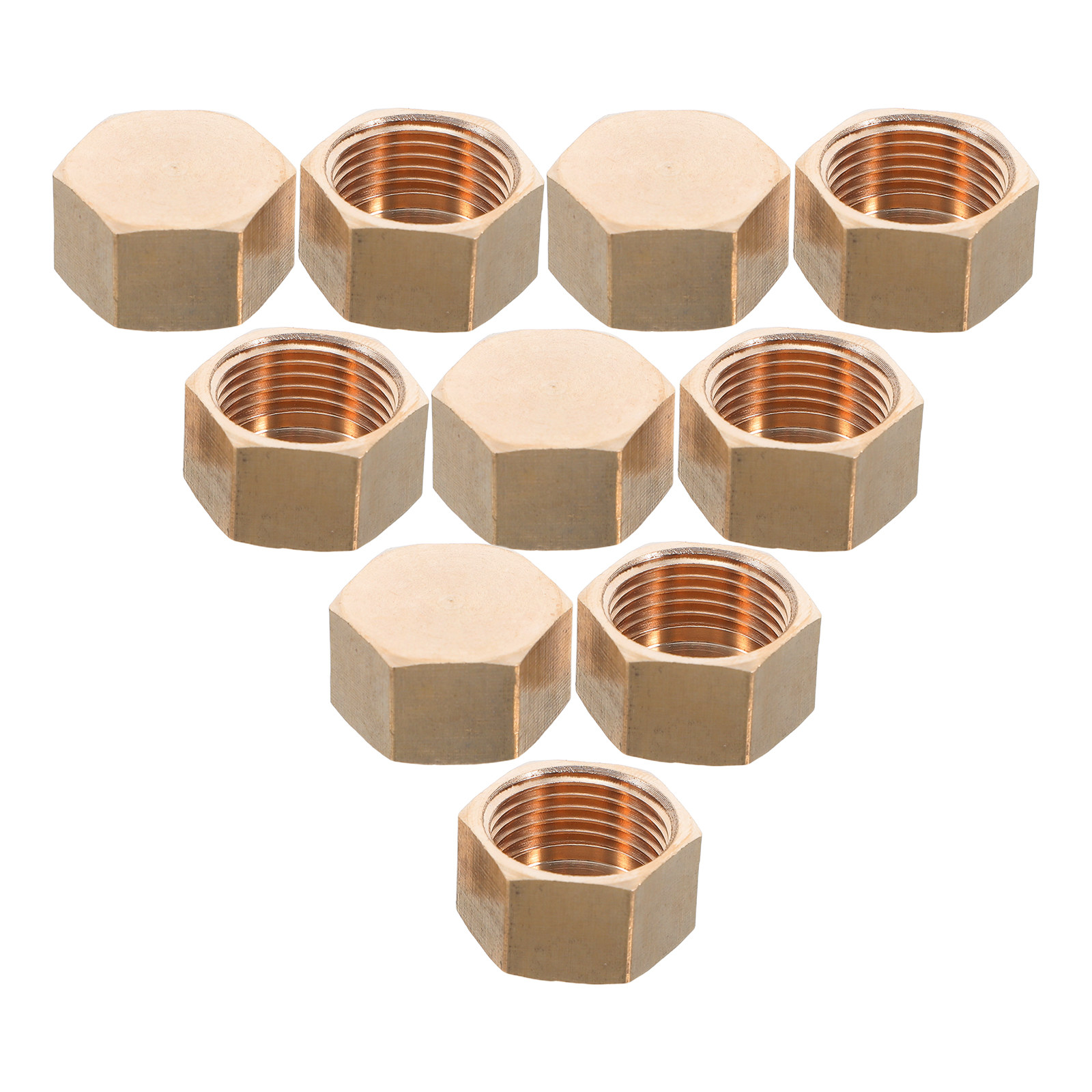 10 Pcs Brass Cap Fitting Stop  - Compression Fitting Brass 리뷰 및 가격