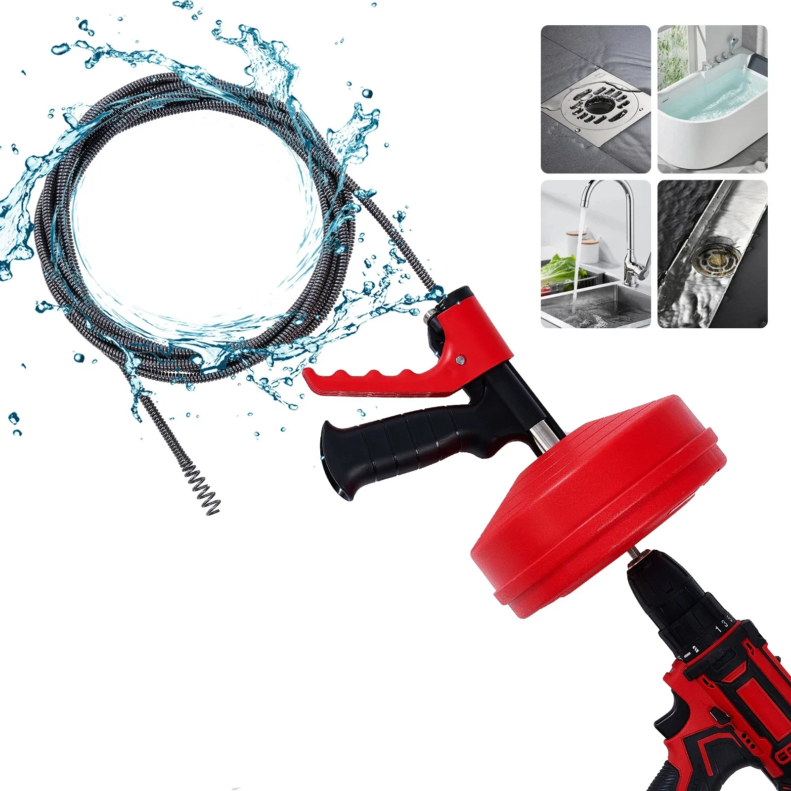 Drain Auger Clog Remover Flexi - Drain Snake Flexible 리뷰 및 가격