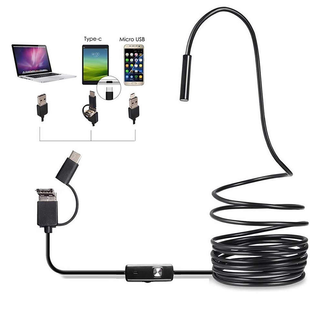 6 LED Light 7mm 1M  Endoscope  - Drain Snake Flexible 리뷰 및 가격