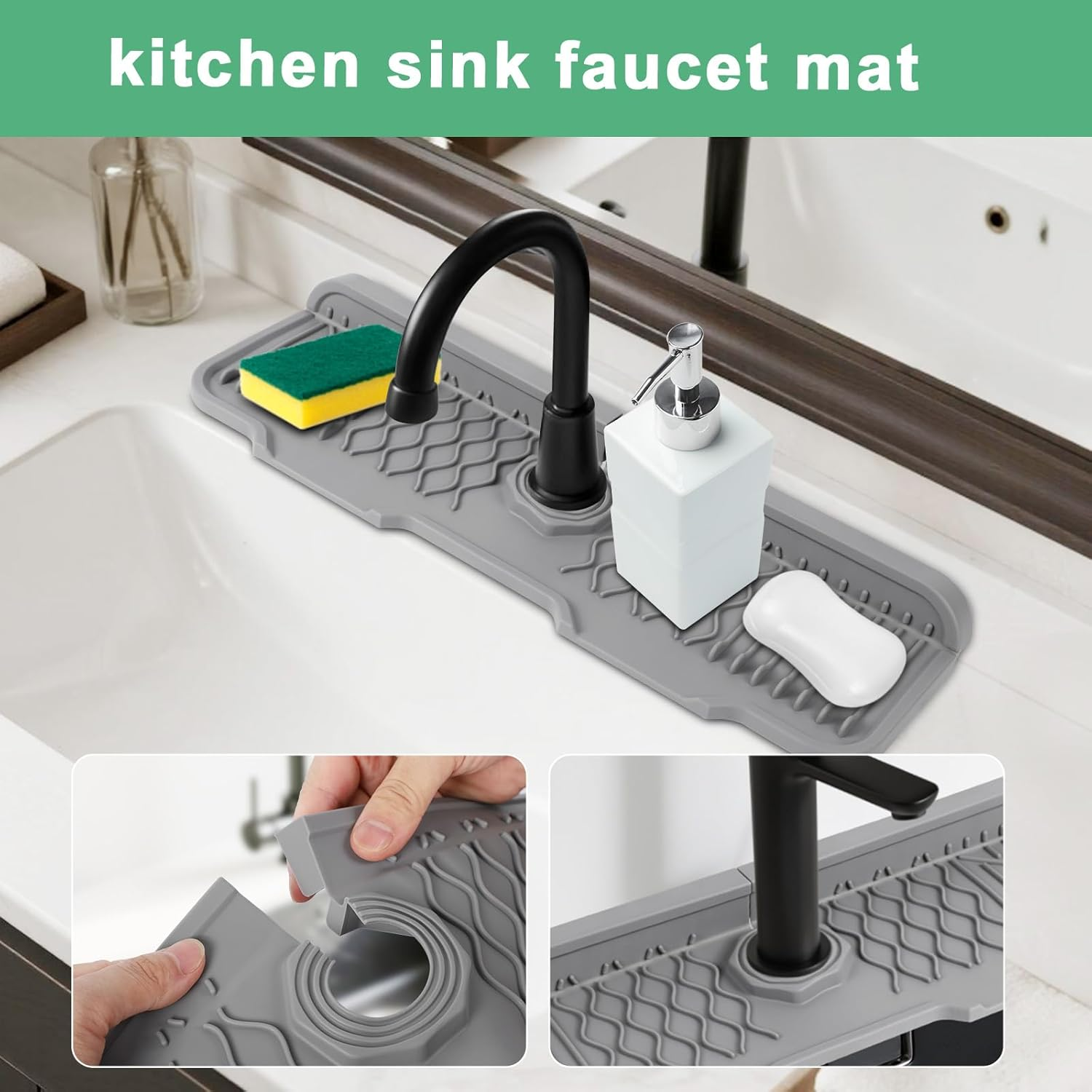 Kitchen sink splash guard, sil - Silicone Tap Washer 리뷰 및 가격
