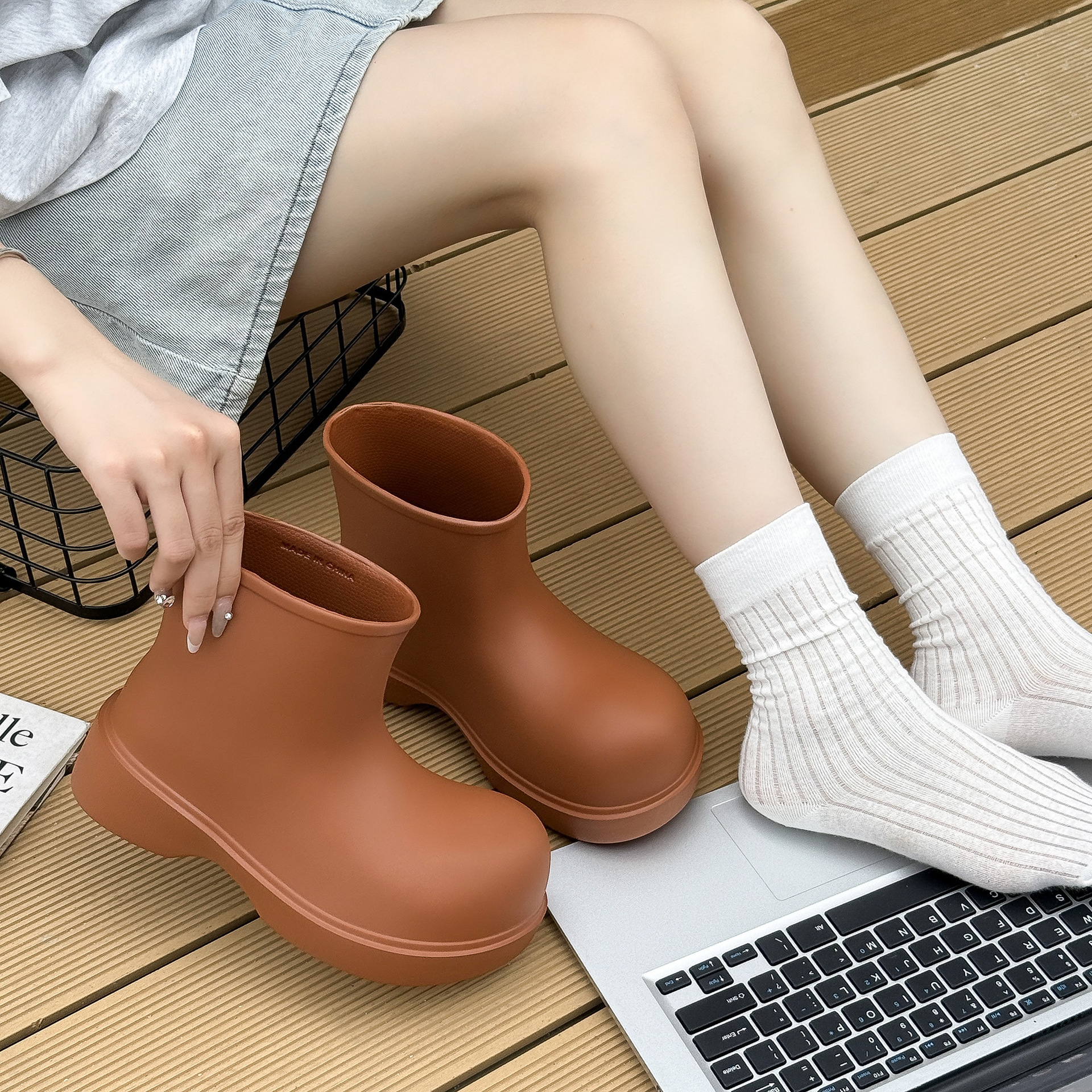 Korean rain boots 2025 women's - Pipe Bending Spring 리뷰 및 가격