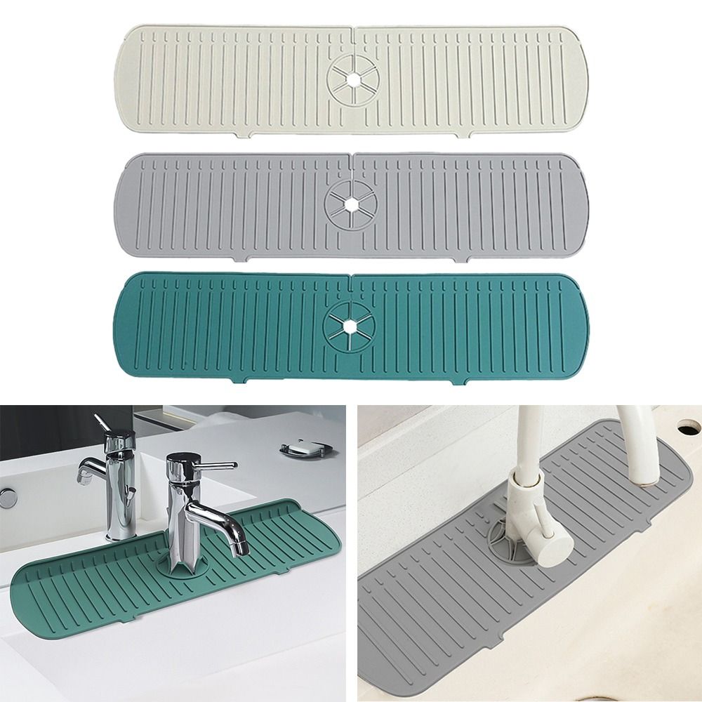 35/45/61cm Silicone Faucet Mat - Silicone Tap Washer 리뷰 및 가격