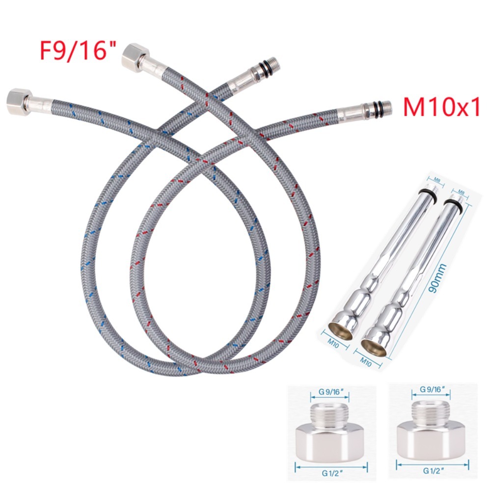 2PCS Flexible Plumbing Pipes G - Flexible Hose Braided 리뷰 및 가격