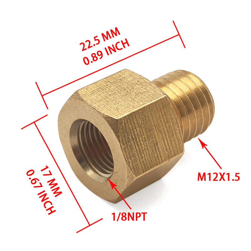 High Pressure Brass Adapter M1 - Compression Fitting Brass 리뷰 및 가격