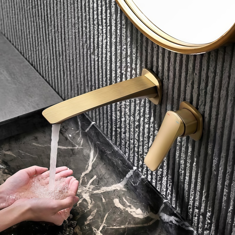 Gold Concealed Bathroom Faucet - Basin Mixer Cartridge 리뷰 및 가격