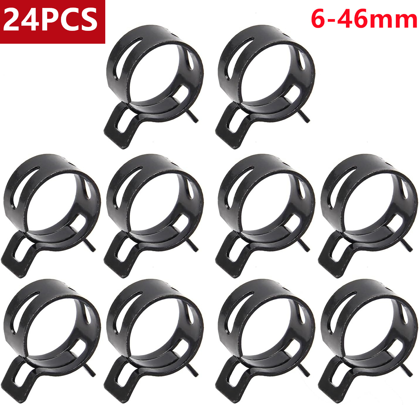 24pcs Hose Spring Clamp Clips  - Drain Pipe Clip 리뷰 및 가격