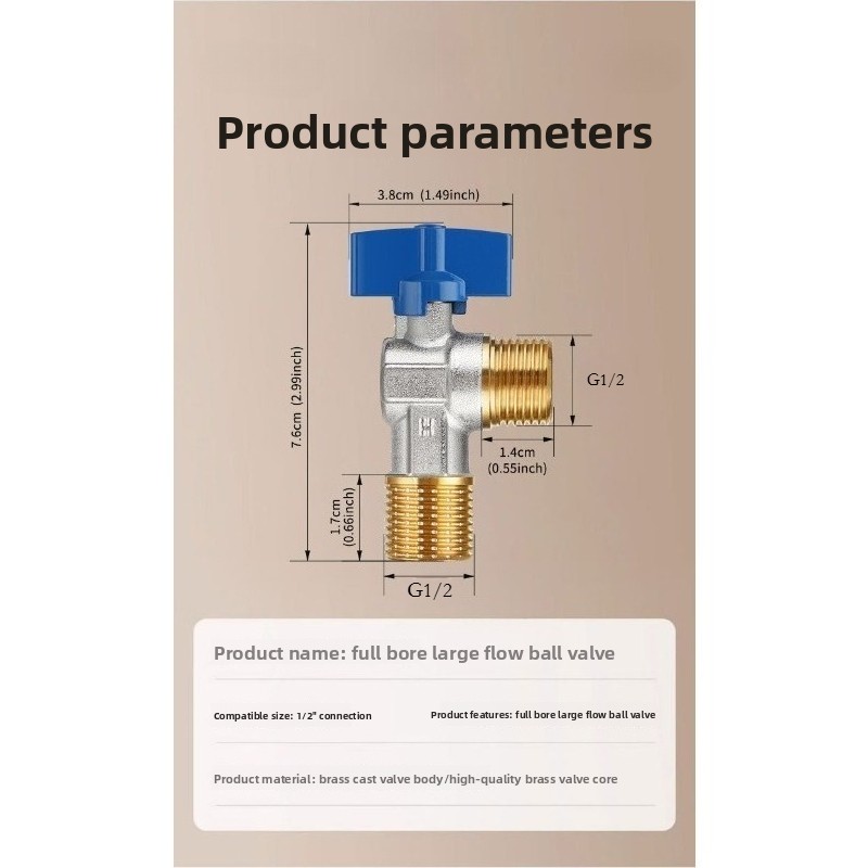 Brass Titanium G1/2 Toilet Flu - Toilet Fill Valve 리뷰 및 가격