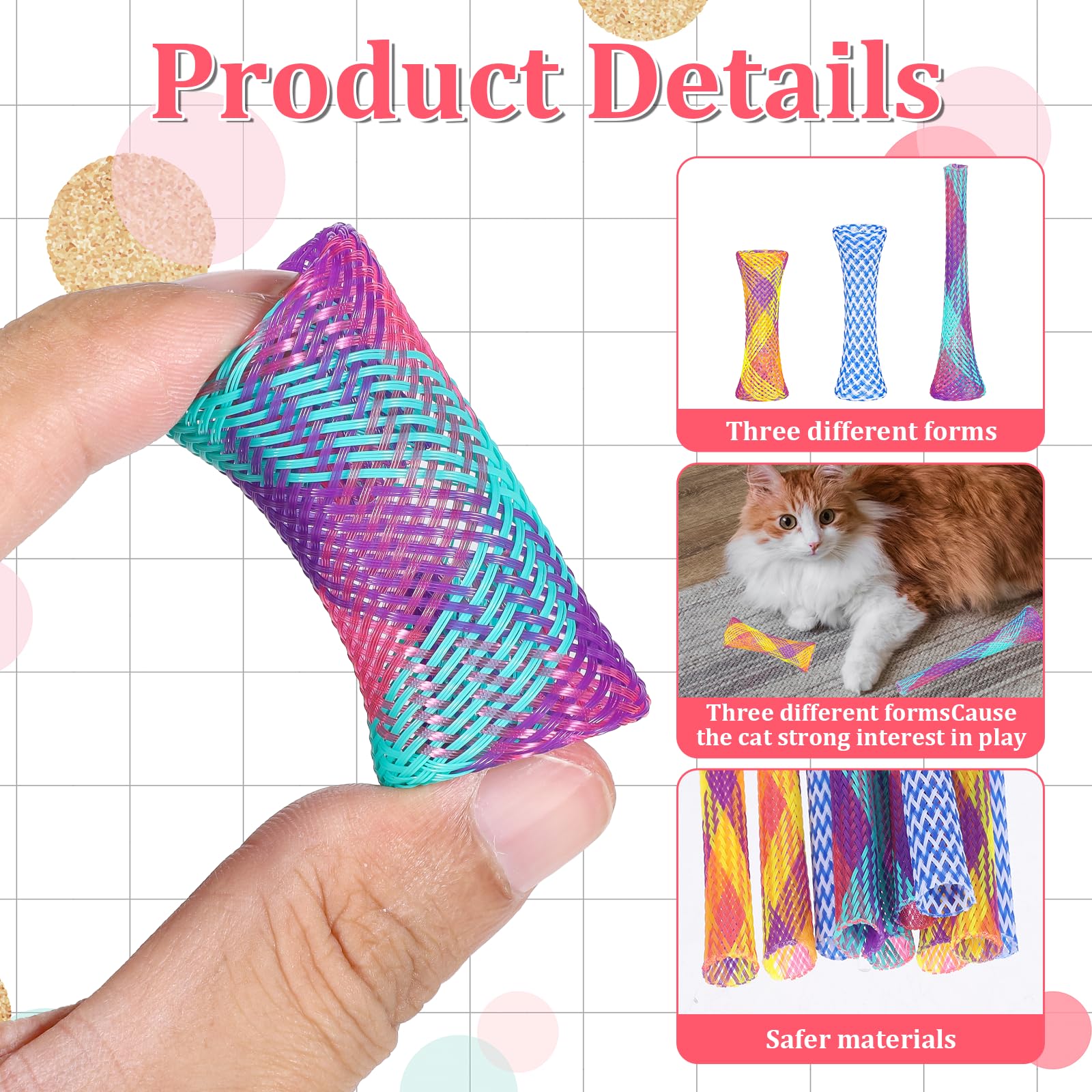 Self Play Cat Spring Tube Toys - Pipe Bending Spring 리뷰 및 가격
